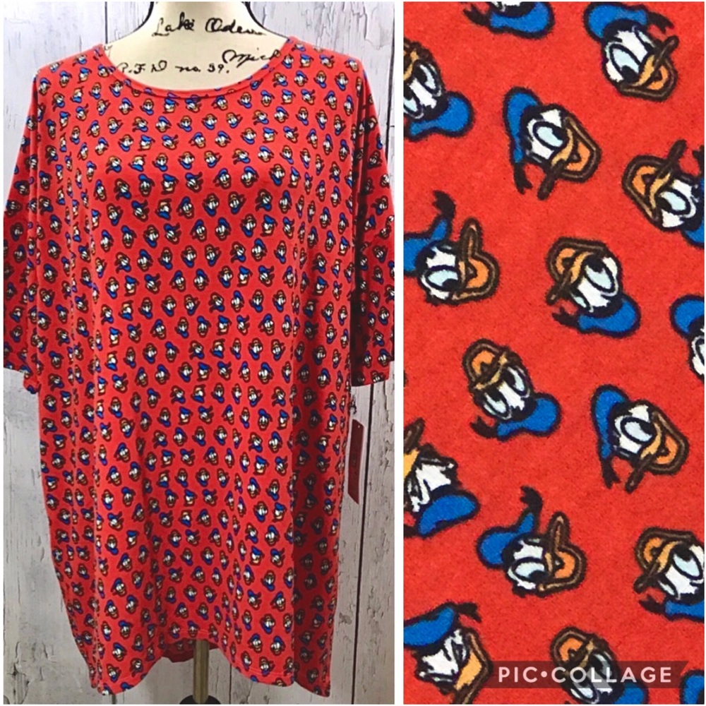 2XL Lularoe Disney Irma *Donald Duck* NWT